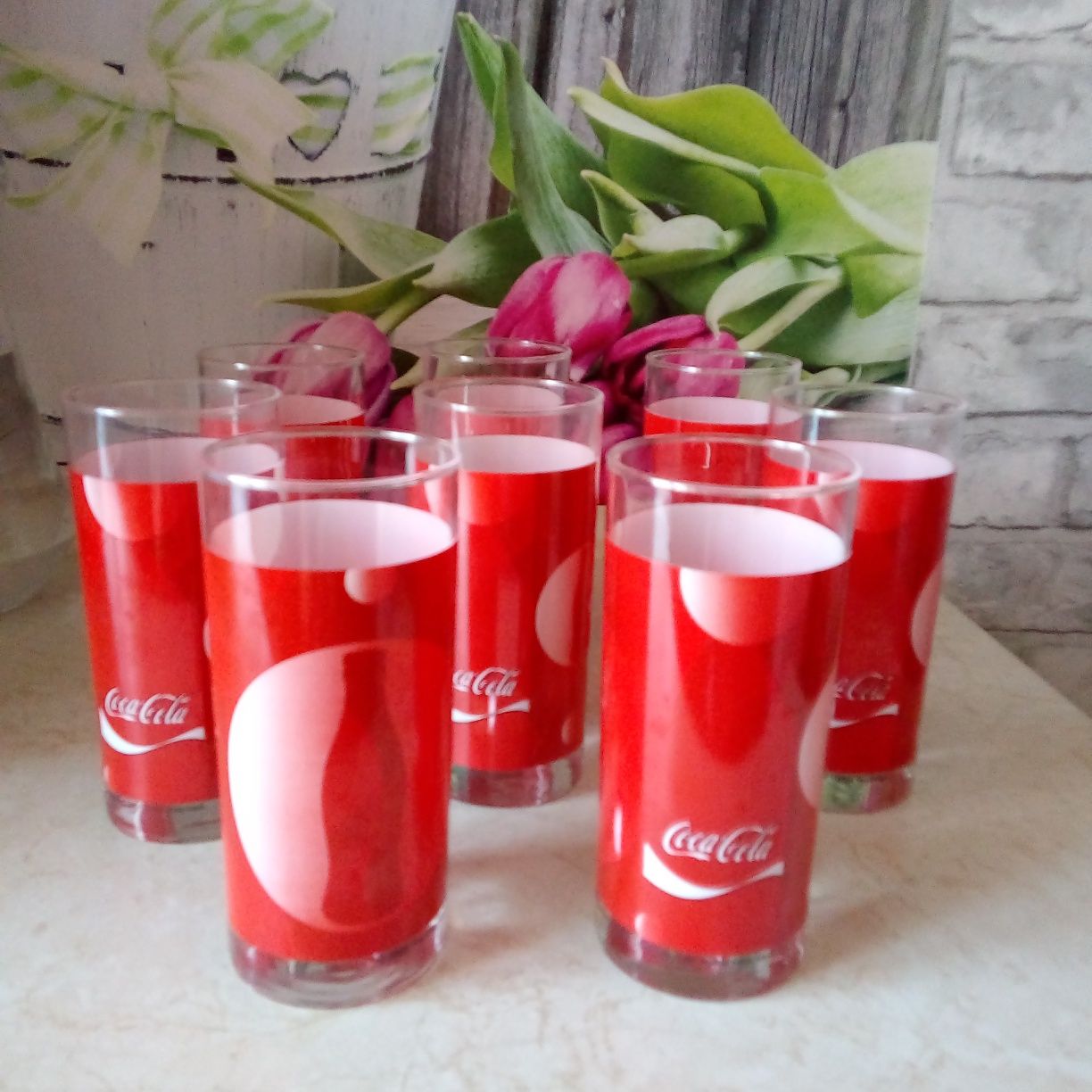 Szklanki coca cola 8 szt