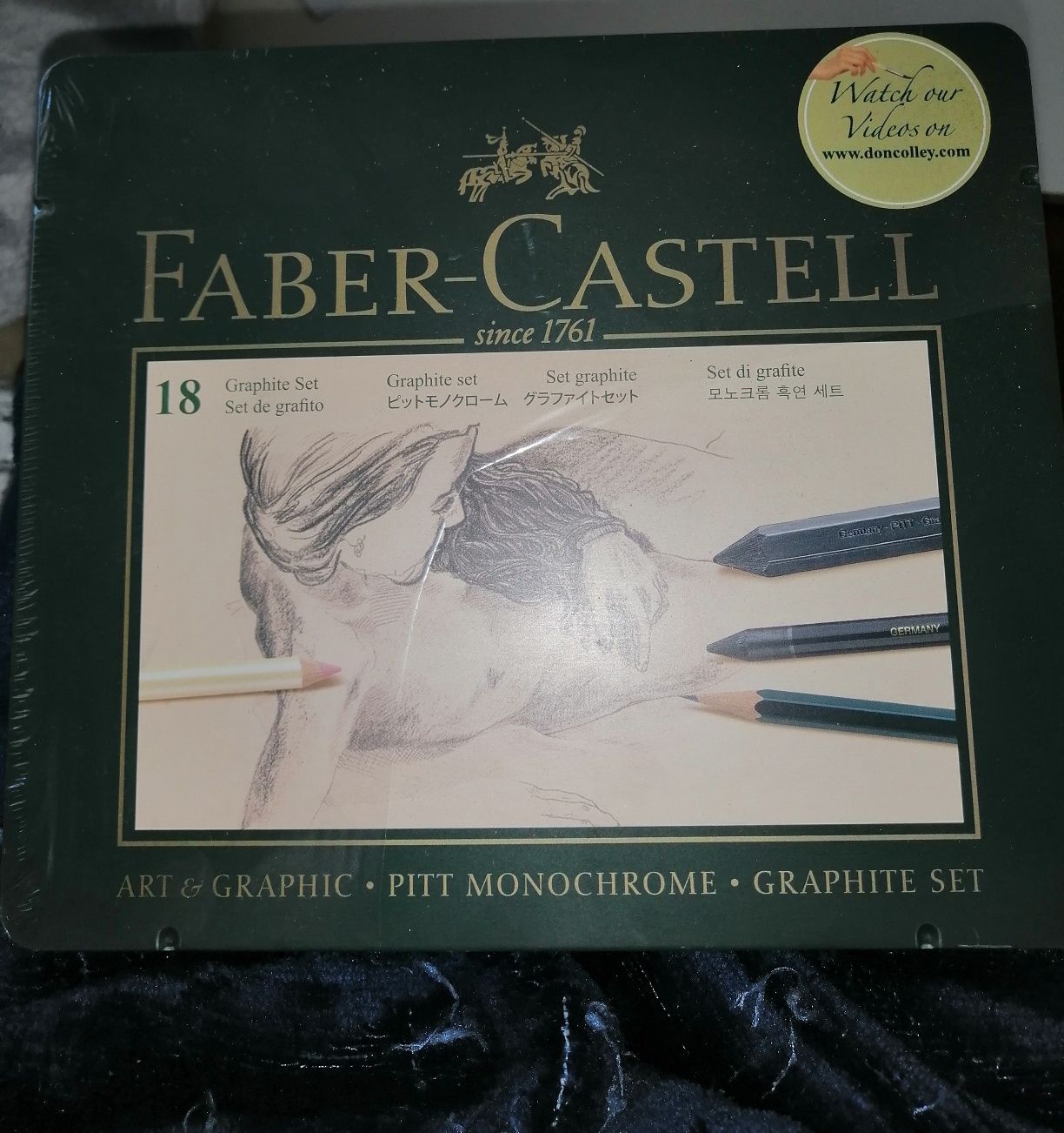 Conjunto da Faber Castel por usar, ainda com o envólucro exterior, kit