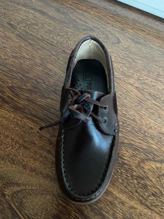 sapatos de vela pele criança C/Novos