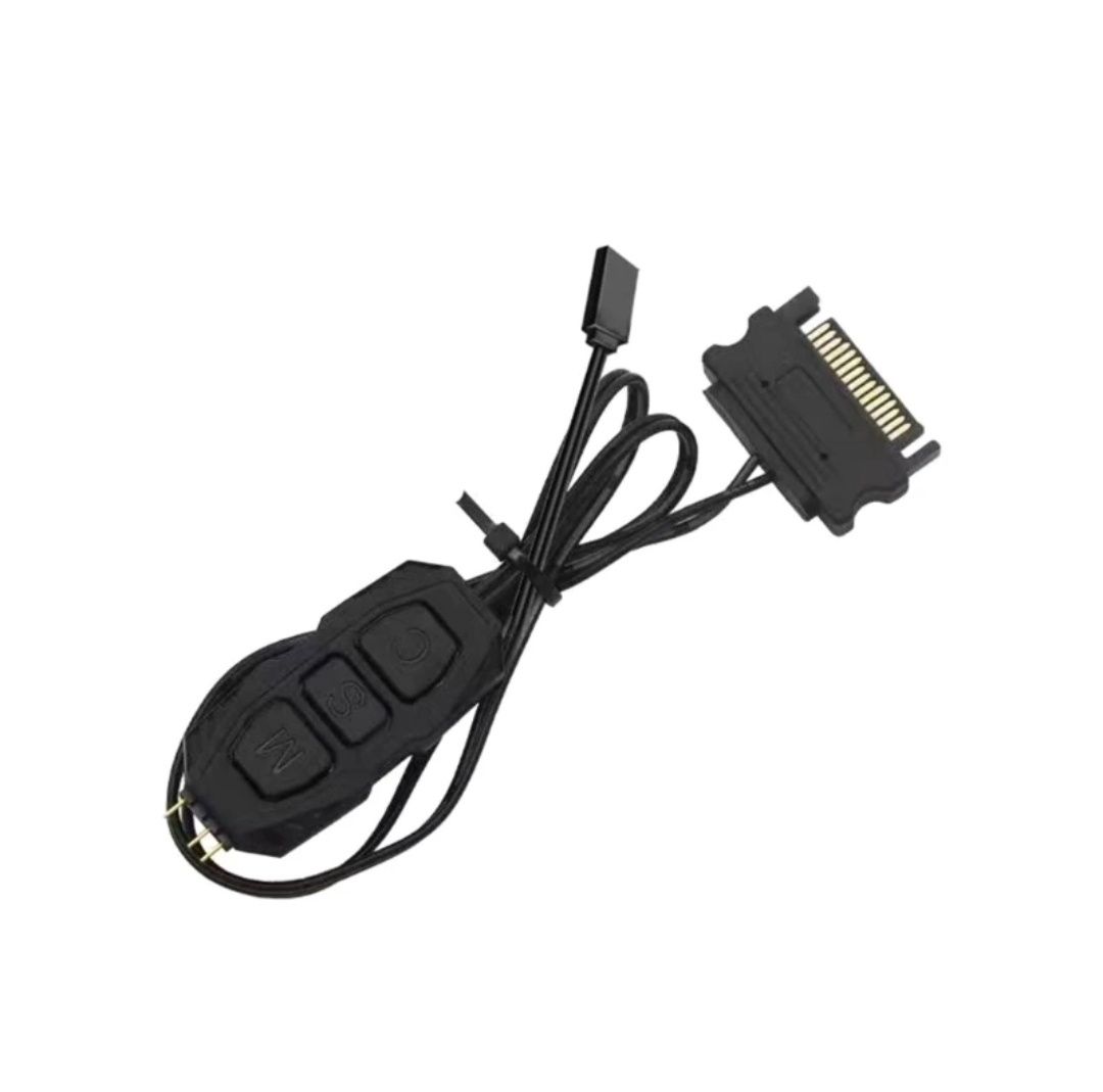 Kontroler wentylatorów ARGB RGB 3 pin SATA Coolmoon