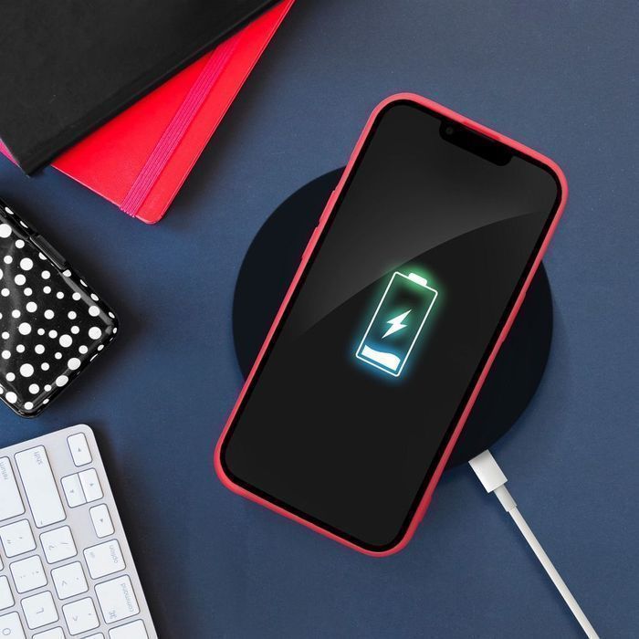 Futerał SILICONE do IPHONE 15 Pro Max brzoskwiniowy