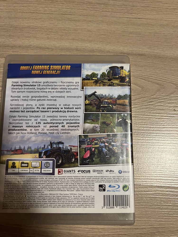 Farming Simulator 15 PS3 – Stan BDB – Symulator Rolnictwa