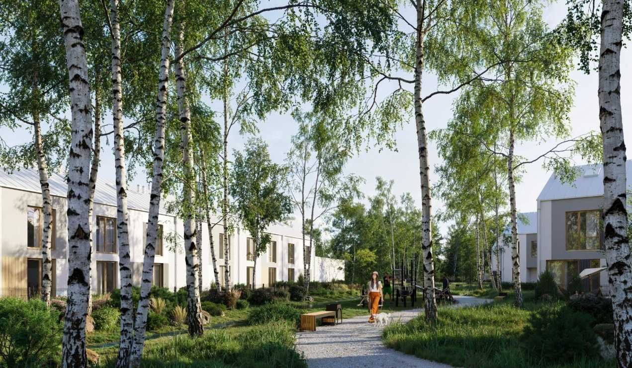 Новий сегмент біля Варшави | 103,69 м² + сад 73,31 м² | 2 паркомісця