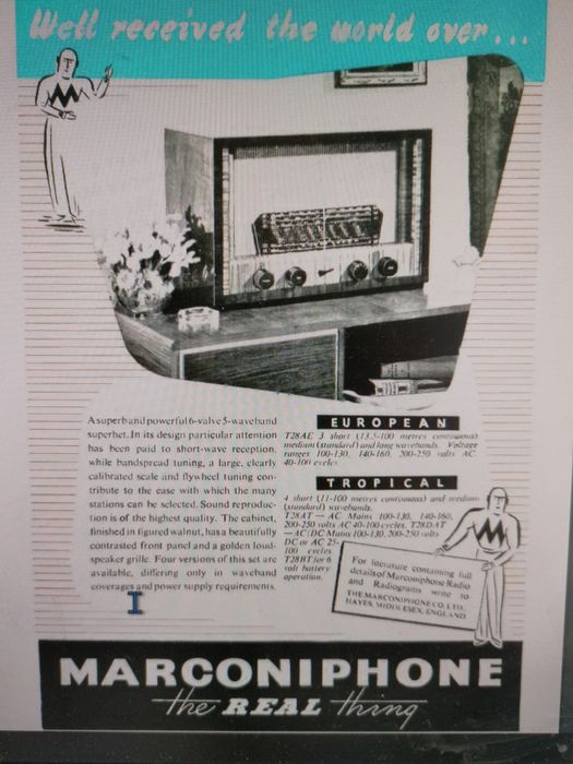 Telefonia antiga Marconiphone