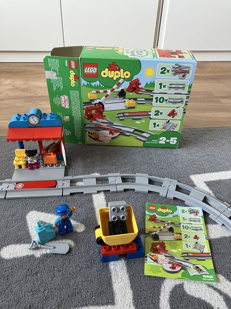 Lego Duplo pociąg parowy 10874 + tory 10882