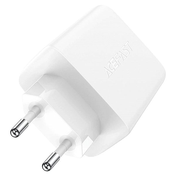 Acefast szybka ładowarka sieciowa GaN (2x USB-C / USB-A) PPS / PD / QC