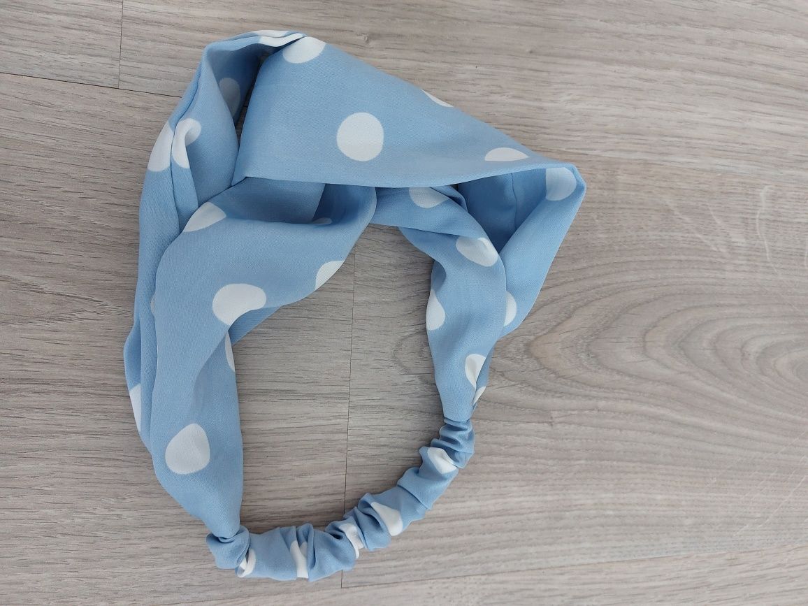 Nowa opaska w stylu pin up, retro, grochy