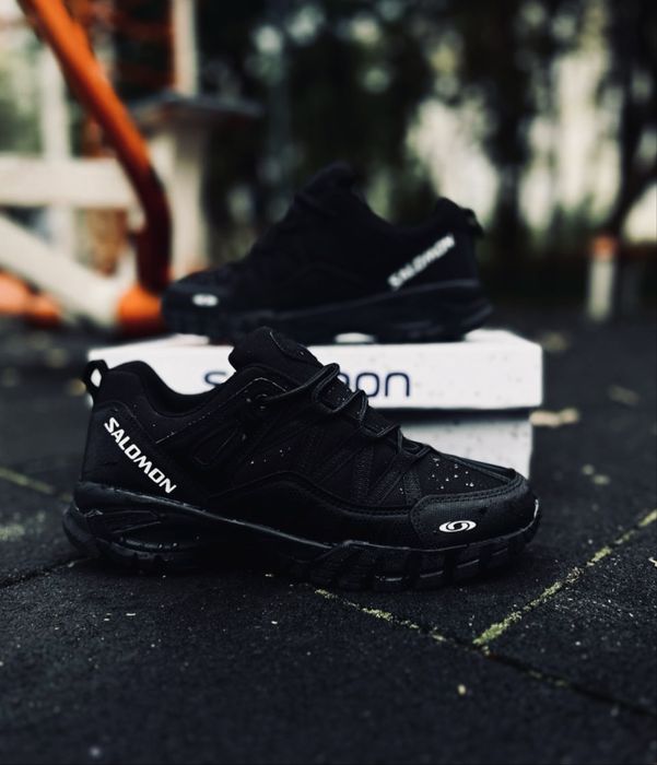 Salomon Speed Cross Pro Gote-Tex Black термо кросовки Саломон Саламон