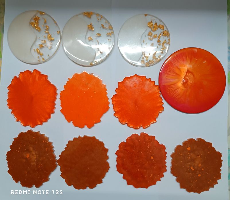 Підставка під чашку стакан з епоксидної смоли