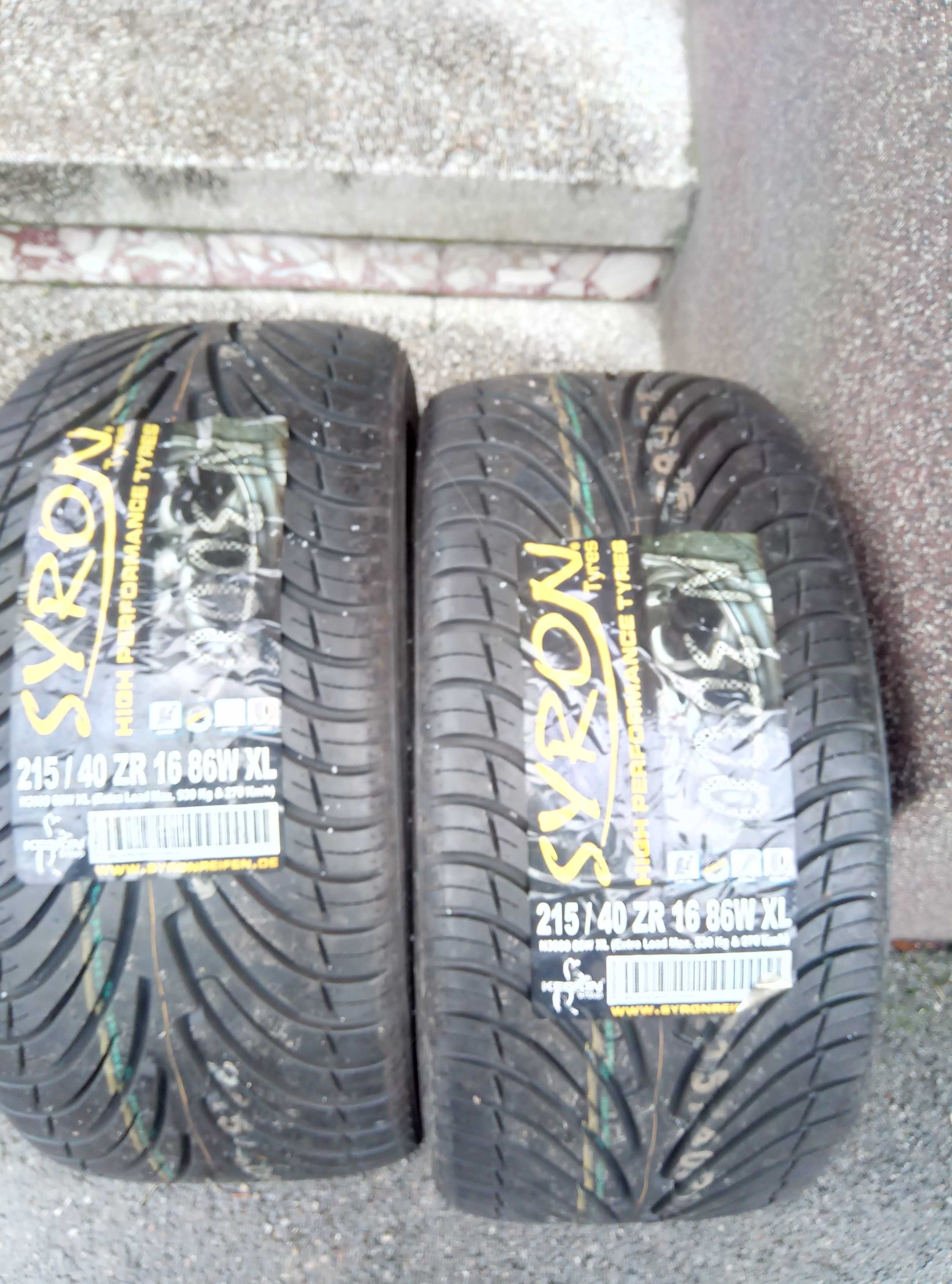 Opony syron 215/40zr16