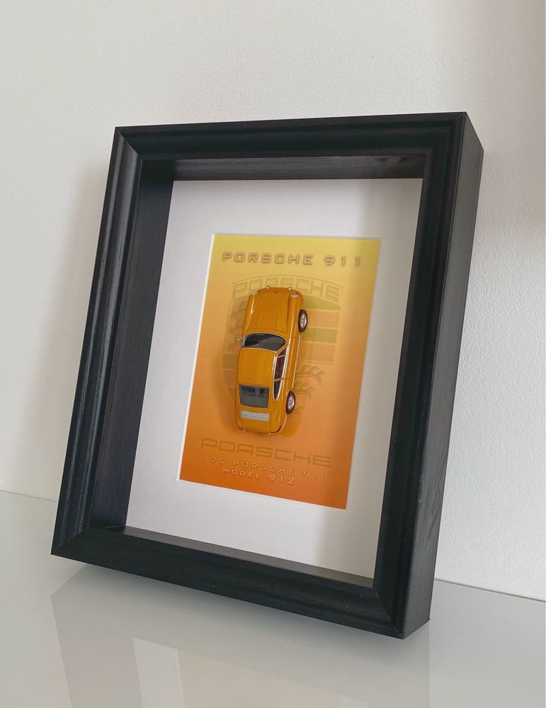 Obraz 3D z modelem samochodu 1:36 jakość premium wysokiej klasy modele