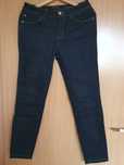 Granatowe jeansy damskie skinny Massimo Dutti 36