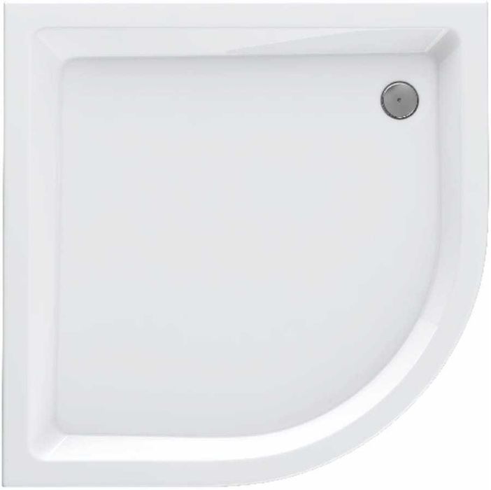 Brodzik półokrągły Komfort Felice 80x80x16 biały akryl Lop322