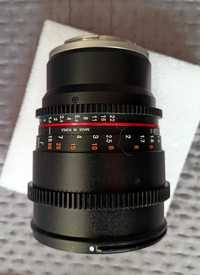 Obiektyw filmowy SAMYANG 85 mm T1.5/85 AS IF UMC II manual do SONY E