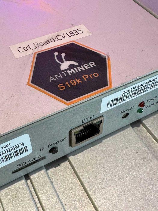 Antminer S19K Pro 120TH – Usado em perfeitas condições