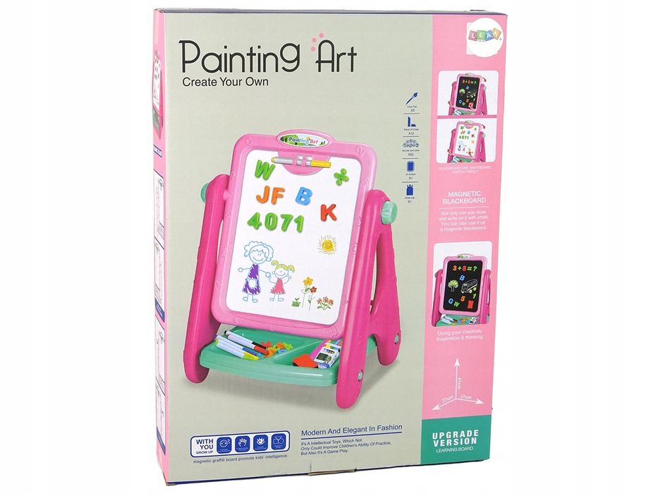 Tablica Kredowa, Magnetyczna Leantoys 37 X 41 Cm