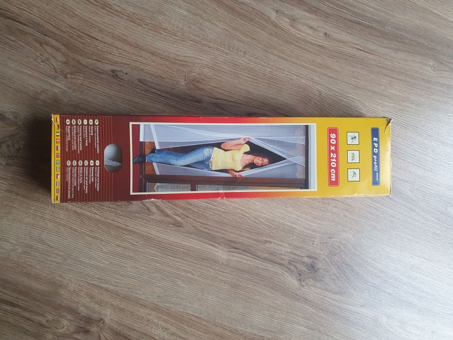 Moskitiera 3 częściowa na okno balkonowe lub drzwi 90x210
