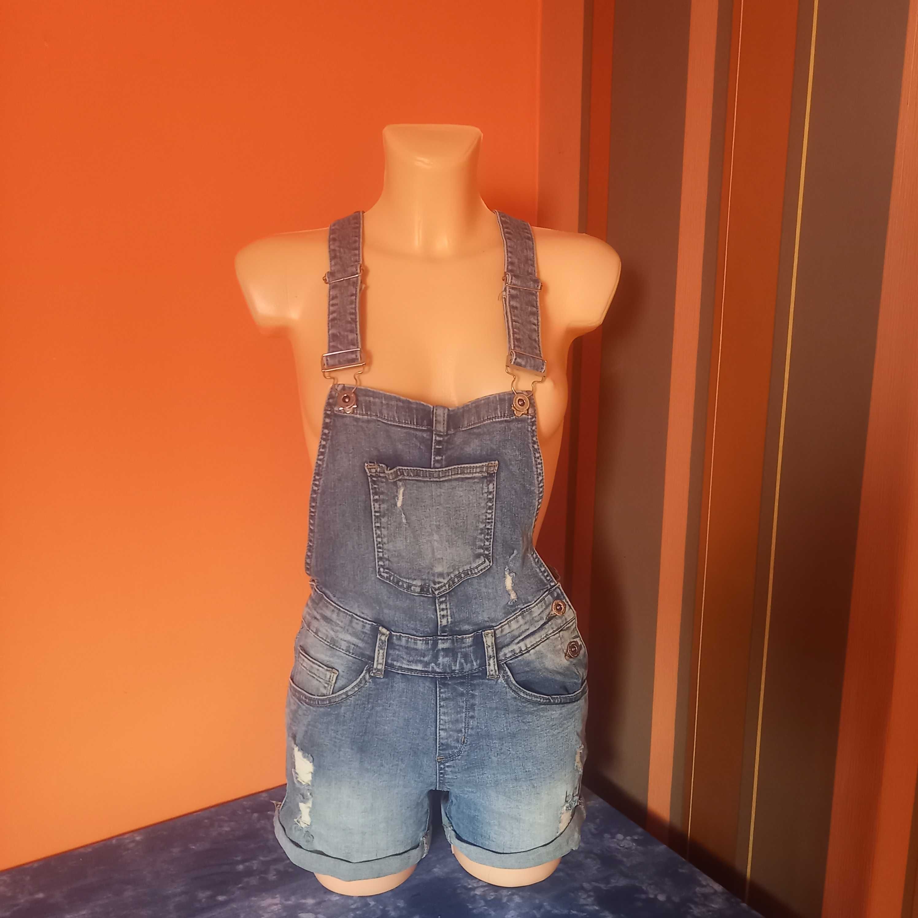 ogrodniczki jeans S