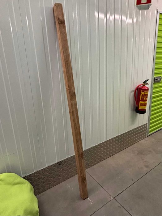 Poste Quadrado em Madeira de Pinho Impregnada