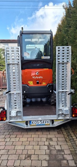 Przyczepa Wark pod minikoparkę 2500 dmc cena brutto f-vat