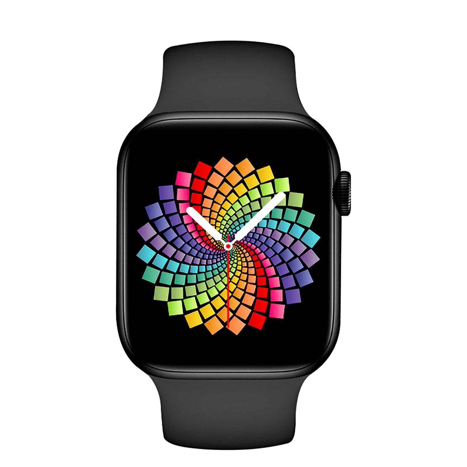 SmartWatch  telefon Bluetooth tętno ciśnienie kroki kalorie menu PL.