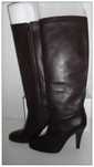 Botas Castanhas em Pele