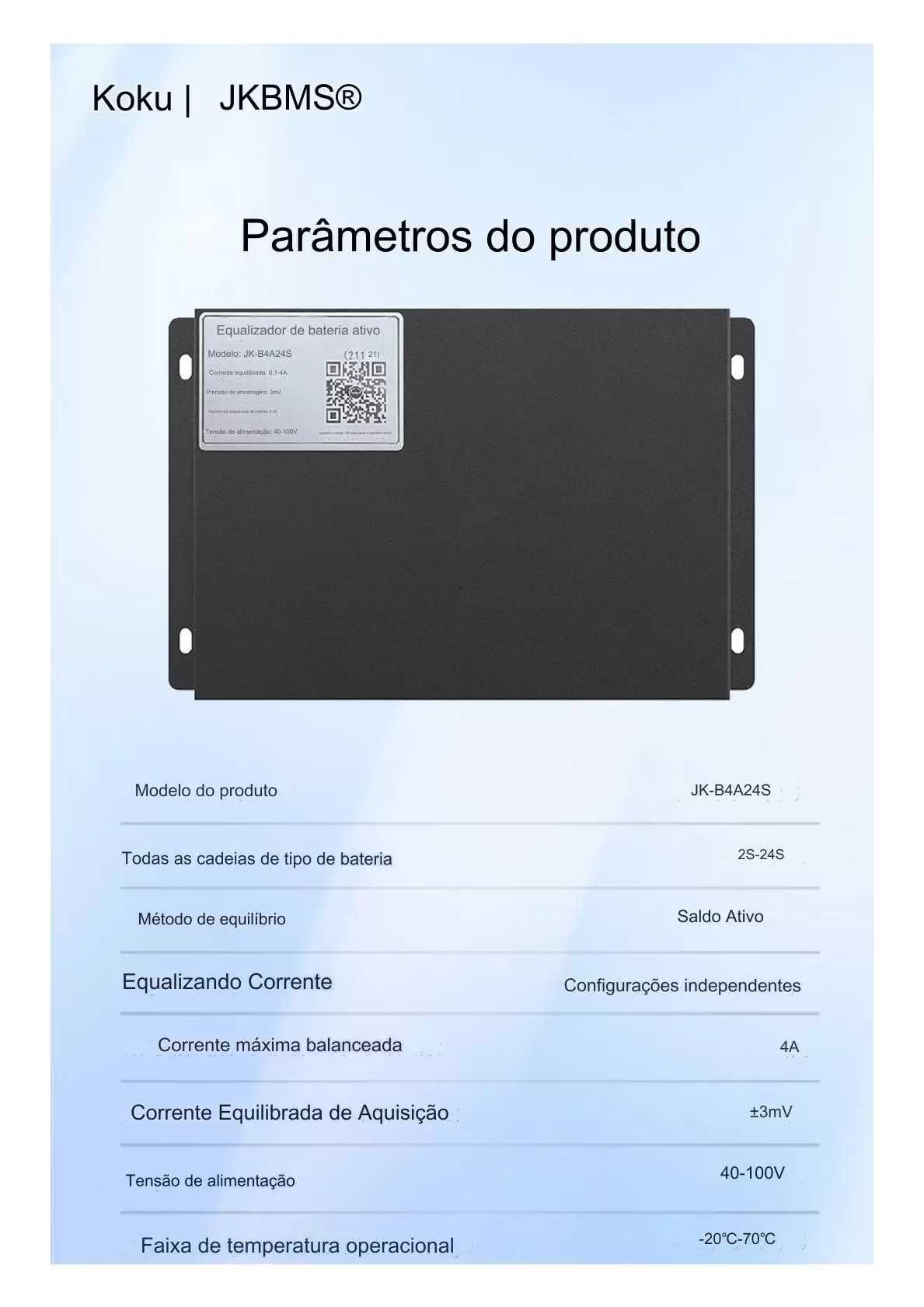 Balanceador ativo Li-ion Lifepo4 bateria lítio 2A 4S 8S 16S