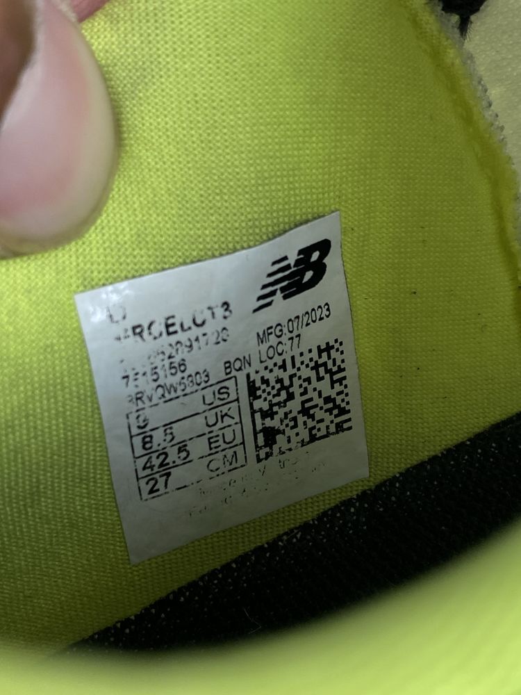 Кросівки new balance elite v3 42.5/27 см