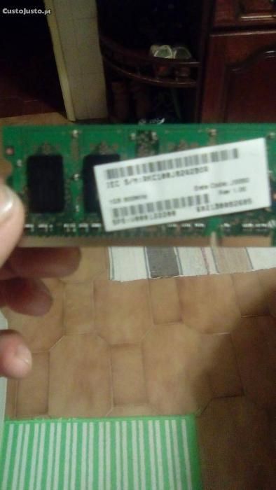 Memória ram 1gb DDR2