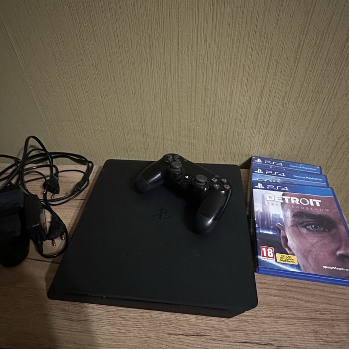 Ps 4 slim хорошее состояние