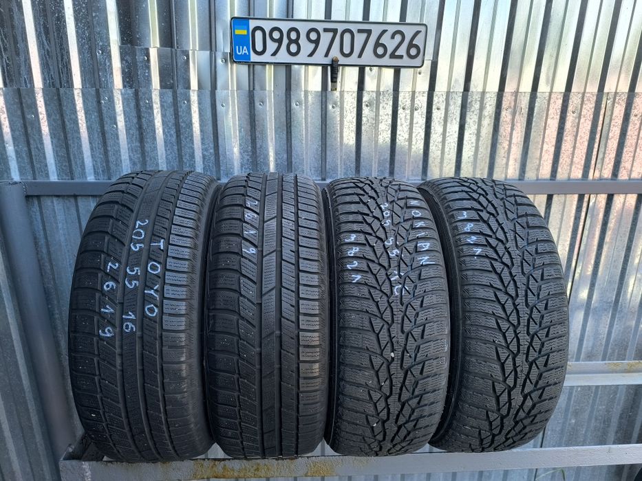 Зимова резина 205/55R16, 4 шт, привезена з Європи