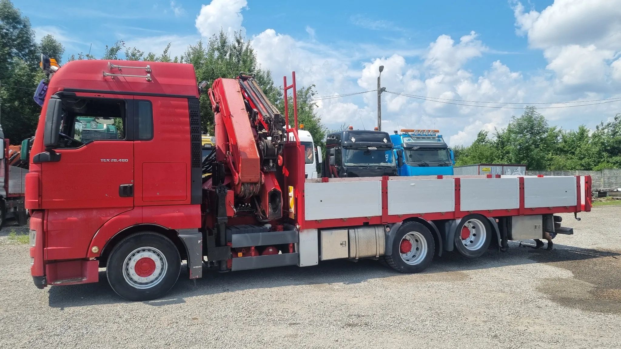 MAN TGX 28.480 HMF 4220+JIB  26 metrów