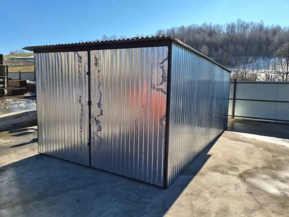 Garaż 3x5 Montaż Garaż blaszany Garaż blaszak na budowe 2x3 4x5 Wiata