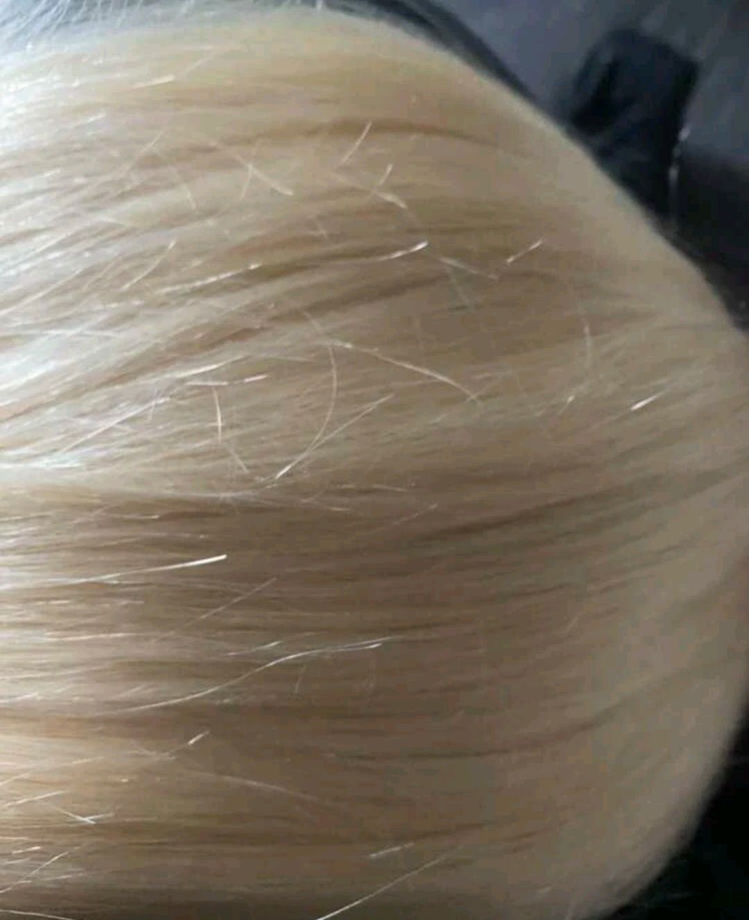 Włosy blond naturalne 150g.55cm długie