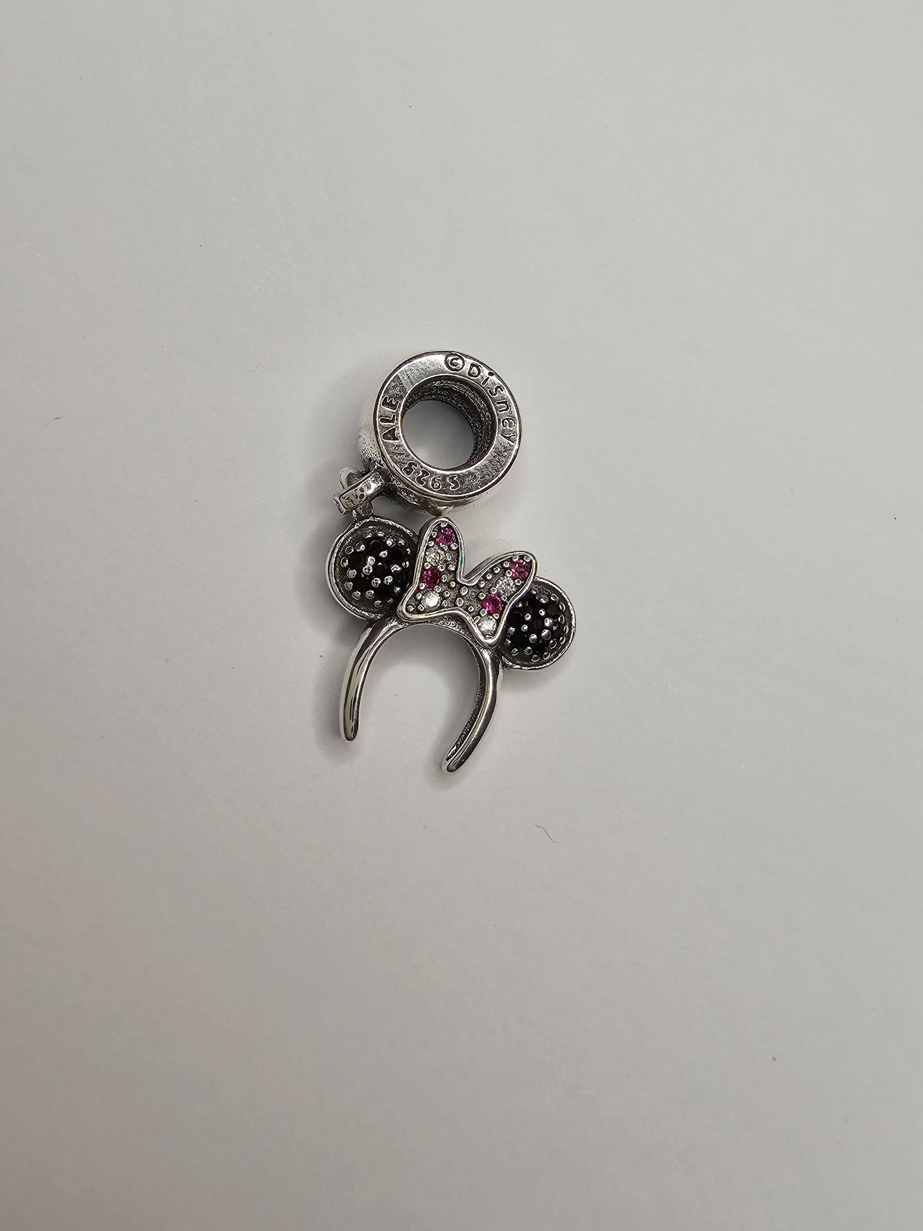 Srebrny charms do bransoletki Pandora myszka Minnie srebro 925