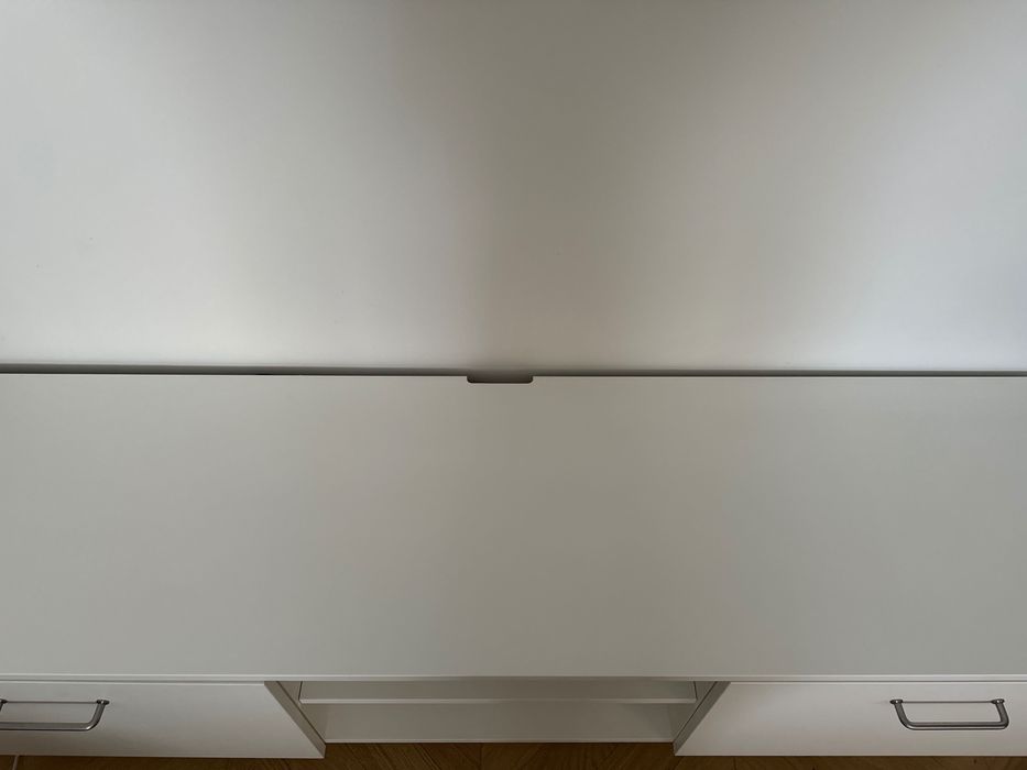 Szafka RTV pod TV komoda biała szuflady