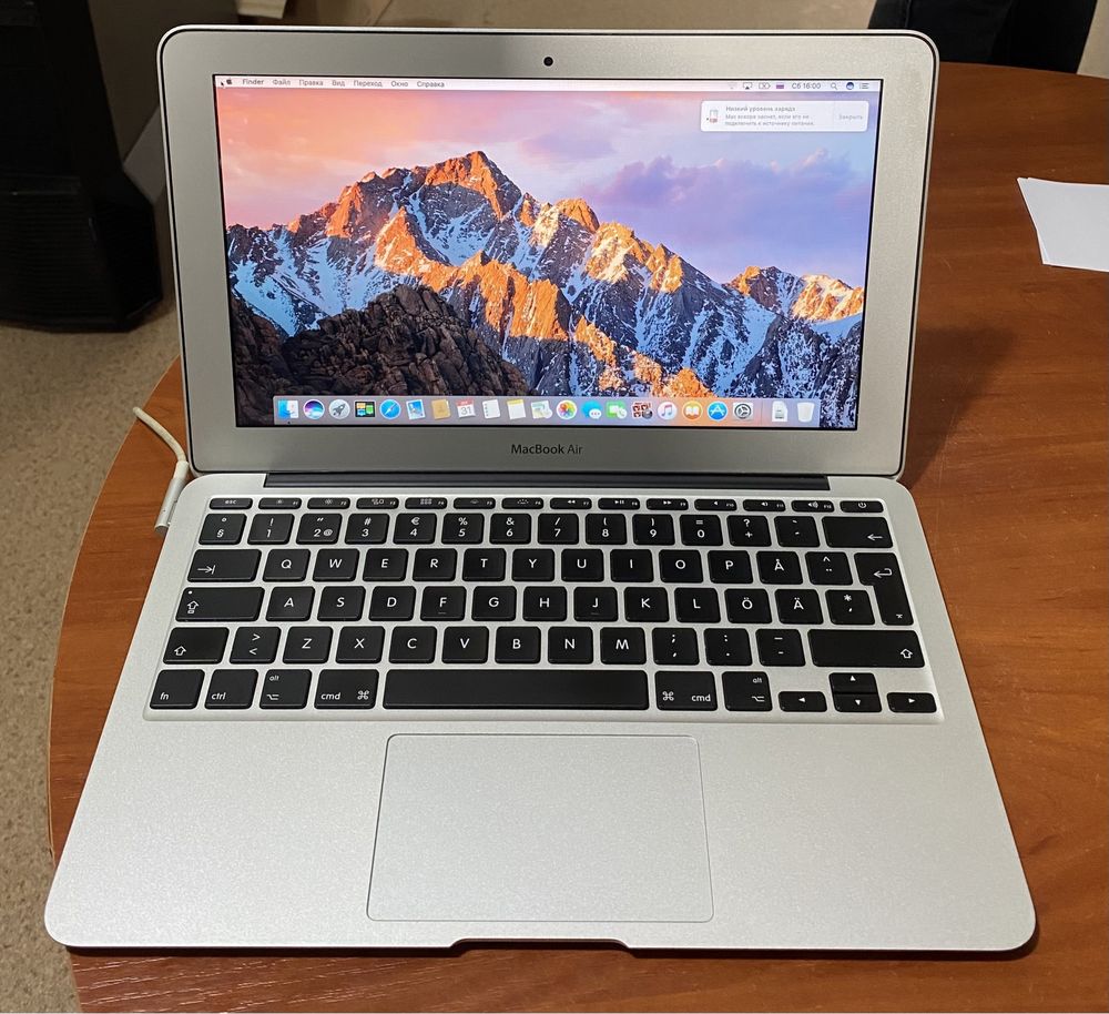 Ноутбук MacBook Air A1370 11.6"/4GB RAM/120GB SSD! Артикул m3412