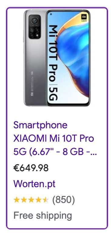 [BRAND NEW] Xiaomi Mi 10T Pro 5 G 8GM RAM +128GB ROM (Black / Preto)
