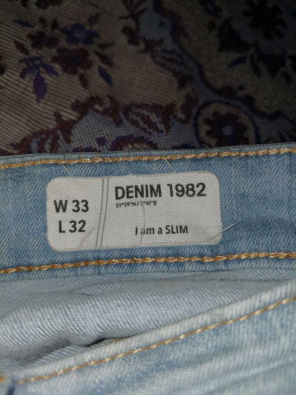 Джинси стрейч Denim 1982 W33 L32