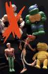 Bonecos pvc e outros anos 80 (He man anos 80 turtles lucky luke etc