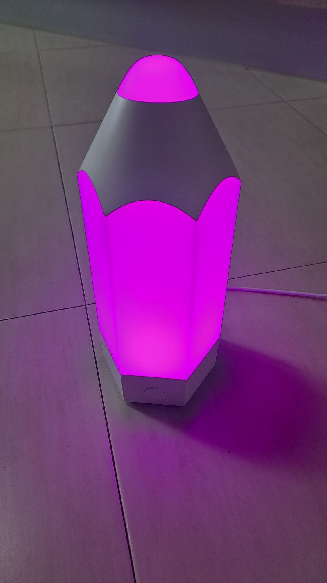 Candeeiro LED de mesa, multicor