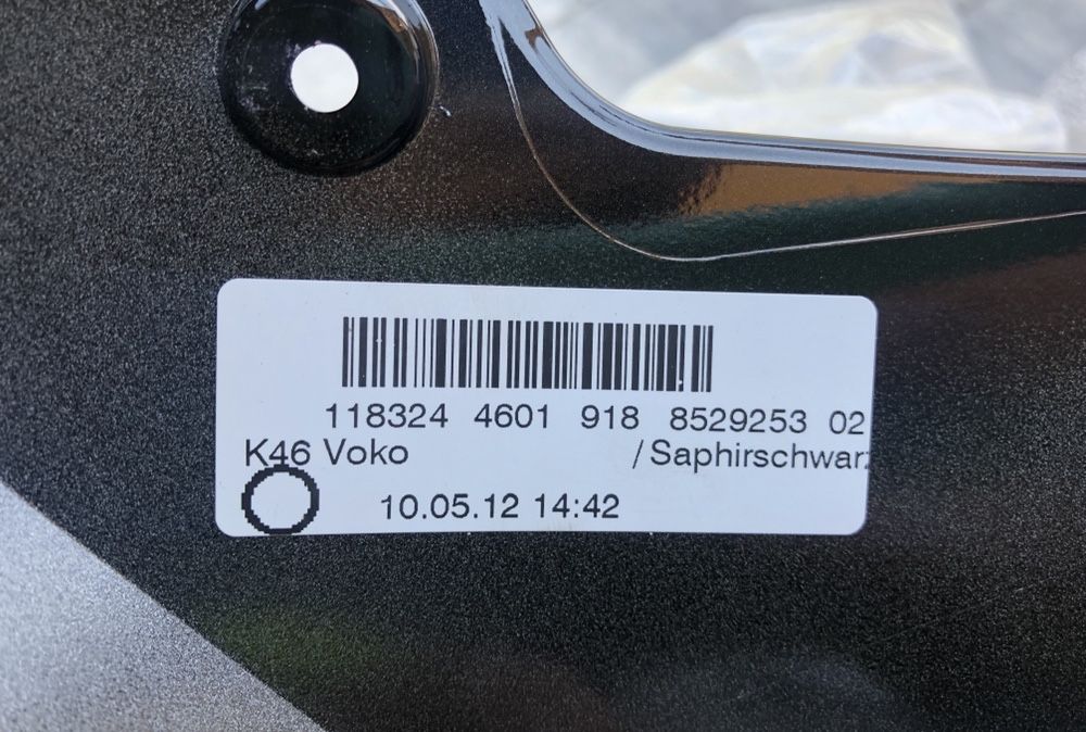 Błotnik przedni BMW S1000RR 10-17 kolor Saphirschwarz
