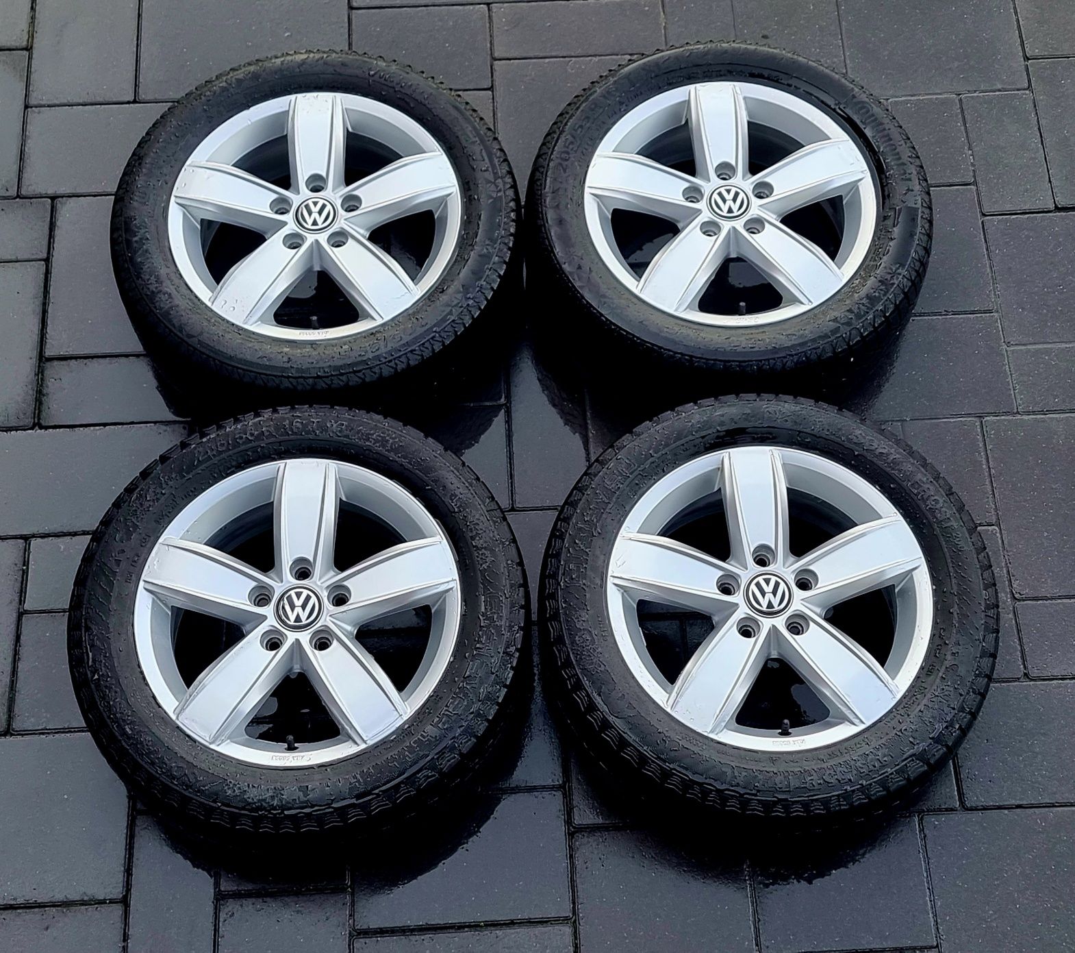 Титанові диски 5×112 R16 Volkswagen , Skoda,  зима 205 55 16