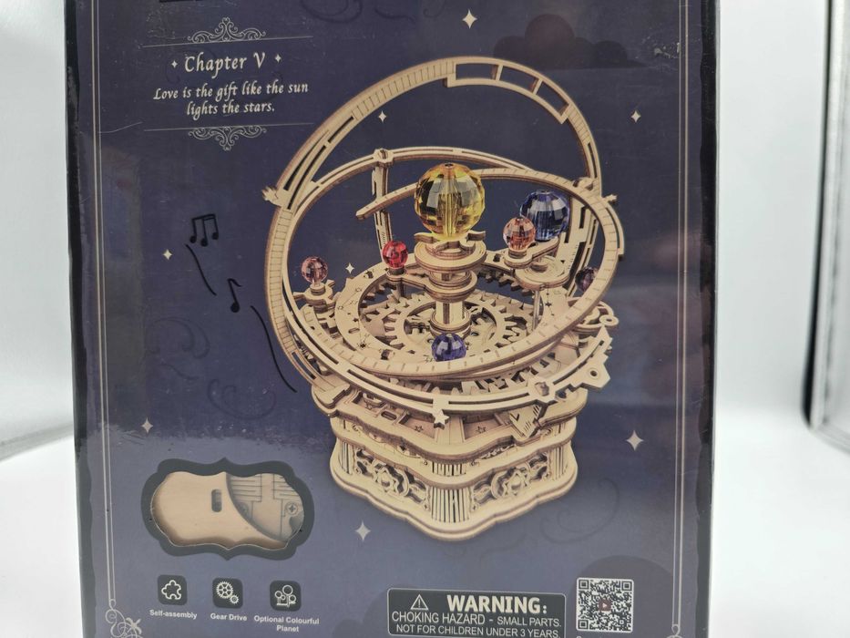 Drewniane mechaniczne puzzle 3D - Pozytywka |Plus Lombard