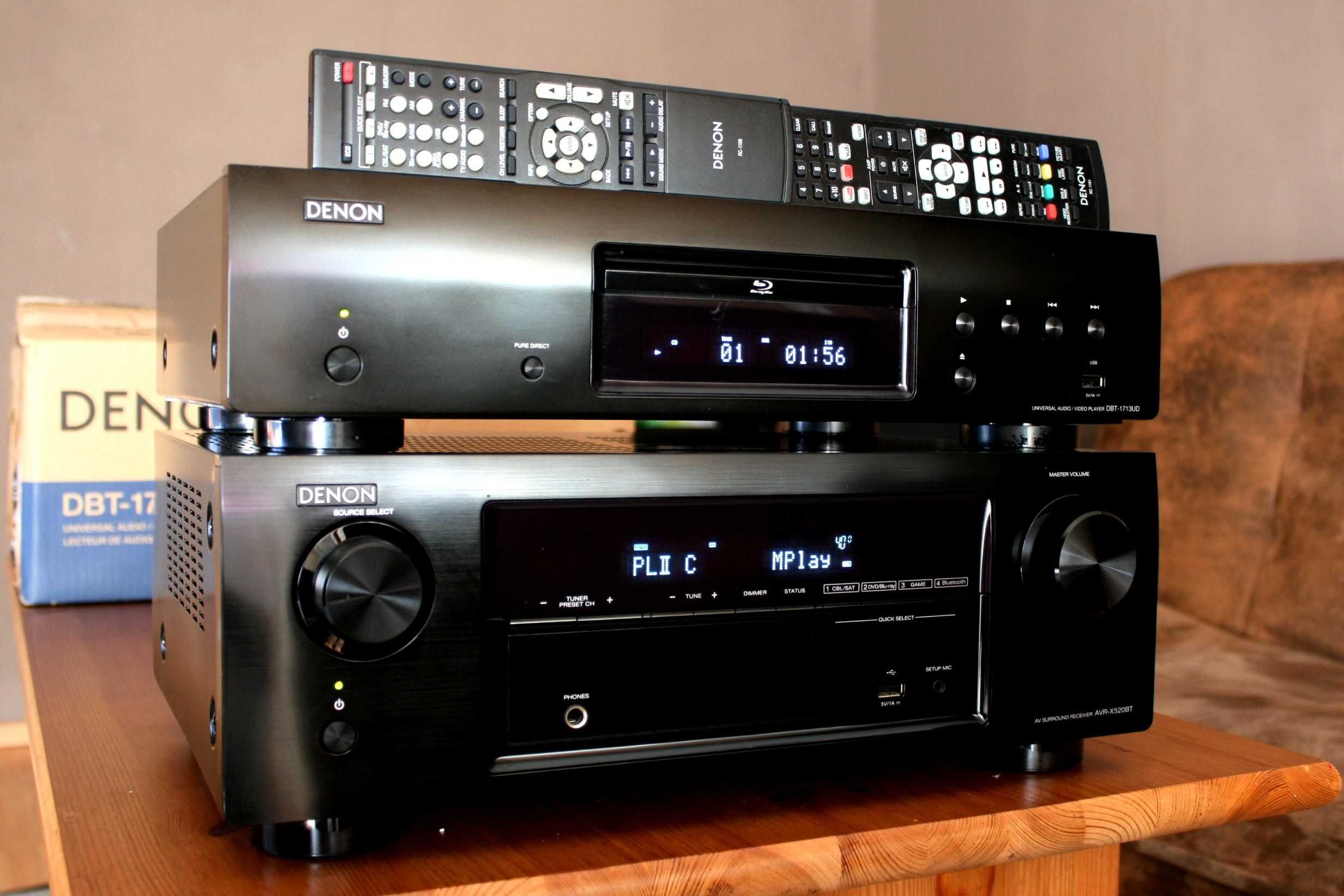 Amplituner Denon X 520 BT Bluetooth wzmacniacz kino domowe
