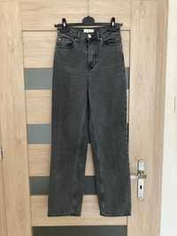 spodnie jeansowe grafitowe H&M rozmiar 34