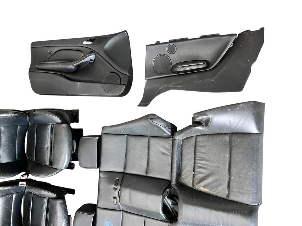 Wnetrze fotele sportsitze bmw e46 czarna skora kabriolet cabrio