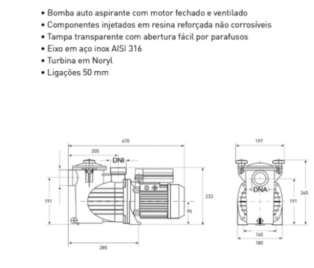 Bomba de Recirculação SACI