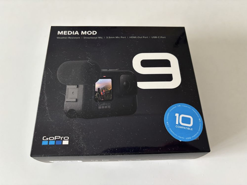 GoPro Media Mod, Display Mod, Max Leans Mod i Light Mod do GP 9-12