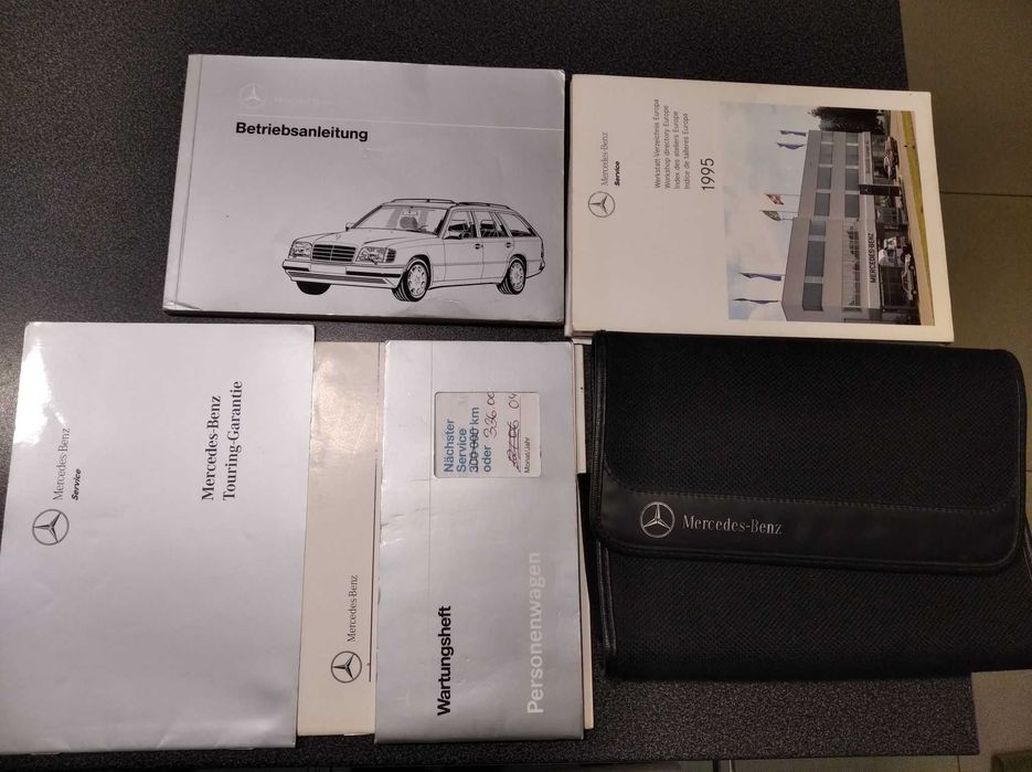 Książka serwisowa Mercedes W124T i instrukcja oryginał
